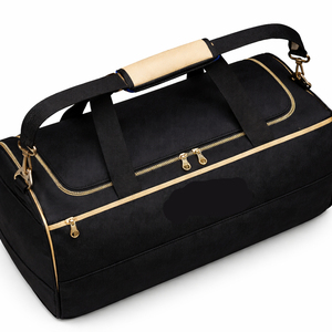 Luxury PU Leather Eco-friendly High Quality Shoulder Duffel <b>Bag</b> Gym Travel <b>Bag</b> 30-40L Custom Logo OEM Manufacturer High Quality - Product Image 4