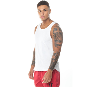 Débardeur de sport confortable en coton et bambou, respirant, tissu doux, coupe ajustée avec emmanchures profondes, fabrication OEM personnalisée, marque privée - Product Image 6