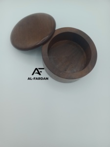 Bol à raser en bois de Pakka 100% naturel avec LED, pour savon et crème à raser - Product Image 3