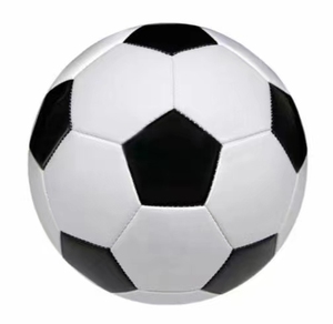 Ballon de football léger en caoutchouc noir avec bandes orange, moins de 1 kg, gonflable pour toutes les saisons - Product Image 4