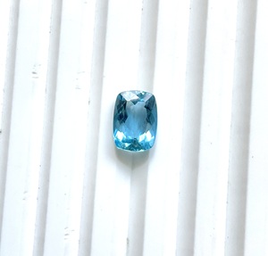 3.20 quilates de aguamarina azul con corte cojín de alta calidad para la elaboración de joyería fina, piedra preciosa natural - Product Image 3