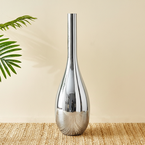 Jarrón Decorativo Metálico Alto y Moderno para Piso, con Diseño Minimalista Elegante, Resistente al Óxido, Hecho a Mano, para Bodas y Hogares de Lujo - Product Image 2