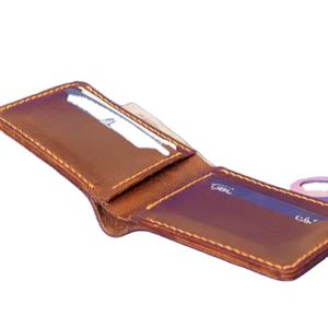 Men's Short RFID Natural <b>Leather</b> Wallet Open Multiple Card Slots Multifunctional <b>Coin</b> Holder Adorable Mini <b>Purse</b> Wholesale - Product Image 1