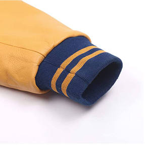 New Fashionable Winter Letterman Baseball Varsity <b>Jacket</b> for <b>Men</b> with Front Logo and Single Button Closure - Product Image 4
