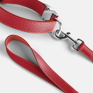 Heavy Duty Superior Quality Newest Edition Genuine Leather Made Soft Padded <b>Dogs</b> Leather Collar In All Sizes - Product Image 4