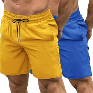 Shorts de sport et décontractés pour hommes, grande taille, séchage rapide, confortables, tendance, shorts unis pour hommes - Product Image 3