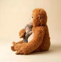Produits de dropshipping 2026 : Peluche singe animal de dessin animé très populaire, jouet pour enfants, cadeau de Noël, agent de dropshipping