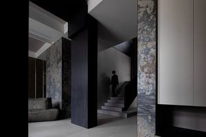 ราคาถูกผนังภายนอกกึ่งยืดหยุ่นอัลตร้าบางหินอ่อนวีเนียร์1-3มิลลิเมตรความหนาน้ำแข็งสีดำหินอ่อนหินวีเนียร์ซูเปอร์คุณภาพ - Product Image 2