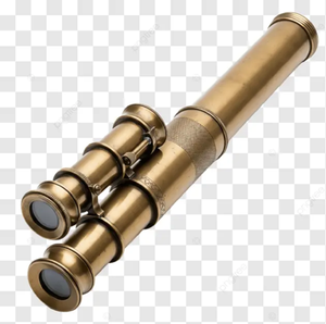 Heavy-duty polished brass and chrome big ocular naval binocular mounted on a wooden floor tripod, available at wholesale prices. - Product Image 2
