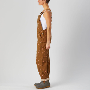 Women's Denim Overalls <b>Floral</b> Print Mid Waist Loose Fit Breathable Waterproof Eco-Friendly Quick Dry Stonewashed Casual Spring - Product Image 5