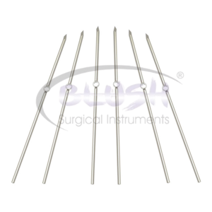 <b>Titanium</b> Single-Ended Bone Needle Surgical Instrument External Fixtional K <b>Wire</b> Kirschner <b>Wire</b> Surgical By Blush Surgical - Product Image 2