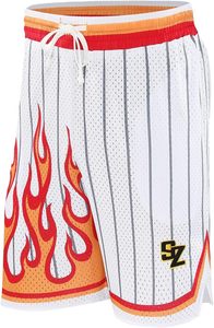 Custom White Mesh Basketball <b>Shorts</b> OEM ODM Sublimated Quick Dry Custom Logo Teamwear Breathable Adult <b>Men</b> 2026 Pro - Product Image 3