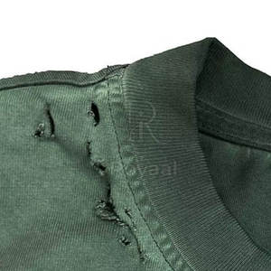 Camiseta de Verano Informal de Primera Calidad, 100% Algodón, Corte Holgado, Estampada con Efecto Desgastado por el Sol, para Hombre, Ligera - Product Image 2