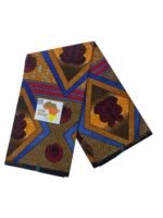 Tela Africana Tradicional con Estampado de Cera Dobby, Diseño Floral y de Hojas, Decoración para el Hogar para Niños, Última Moda 2026