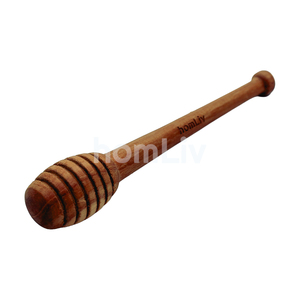 Cuchara de Madera de Teca para Miel, Sostenible, Segura para Alimentos, Sin Pintura ni Barniz, Halal, Personalizada para Cocina - Product Image 1