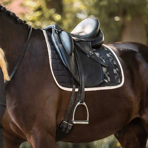 Tapis de selle pour chevaux fabriqués en usine, les plus vendus au Pakistan, meilleurs fabricants de selles de course, équipement d'équitation à bas prix - Product Image 2