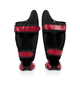 Protectores de Espinilleras Rojos Premium Fairtex Personalizados al por Mayor para Muay Thai, MMA y Kickboxing, para Entrenamiento y Sparring - Product Image 4