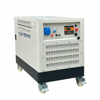 Groupes électrogènes silencieux à essence 4 temps refroidis par air 5kVA 8kVA 10kVA 12kVA 15kVA 20kVA 30kVA, générateur GPL GNL à essence avec ATS en option