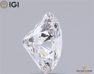 Diamant de qualité supérieure de 4,00 carats avec certification IGI, diamant de laboratoire CVD de coupe ronde, clarté VVS1, couleur D, 10,33 mm pour la création de bijoux - Product Image 4
