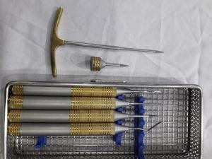 Pinces à pansements flexibles, porte-aiguilles de chirurgie générale, instruments, 6 élévateurs luxateurs manuels à vis, acier inoxydable allemand - Product Image 4