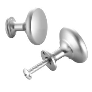 Set da 25 pomelli per mobili in ottone da 1,1 pollici, maniglie a fungo in lega di zinco per cassetti e ante, pomelli solidi per cucina e comò, ferramenta per armadietti - Product Image 1