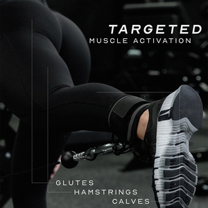 สายรัดข้อเท้าปรับระดับได้สำหรับออกกำลังกายแบบขายส่ง, สายรัดข้อเท้าแบบมีแผ่นรองนีโอพรีนสำหรับเครื่องออกกำลังกายแบบสายเคเบิล, สำหรับการออกกำลังกายขา, การฝึกกล้ามเนื้อก้น และการเพาะกาย - Product Image 3