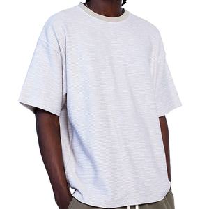 Camisetas de Gran Tamaño para Hombre, de Algodón Transpirable, de Punto, Estilo Casual, Cuello Redondo, Manga Corta, Verano, Personalizadas, Tallas Grandes - Product Image 2