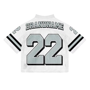 Conjunto de Jersey y Pantalones Cortos de Fútbol Americano para Hombre, Talla Grande, Personalizado, Impresión Personalizada, Malla Transpirable, Elegante, Alta Calidad OEM - Product Image 6