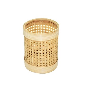 Portaplumas de madera de color natural de alta calidad, el mejor regalo para el Día del Maestro, organizador de escritorio de oficina, soporte para bolígrafos y lápices Merkle. - Product Image 6