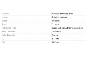 Phoenix Abc Precision Printing <b>Rubber</b> <b>Roller</b> Durable Ink Transfer Shore Degree Hardness for Professional Offset Printing - Product Image 5