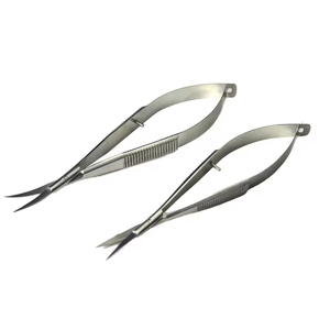Ciseaux à ressort de qualité supérieure avec lames de précision affûtées, poignée ergonomique à ressort, pour usage professionnel - Product Image 1