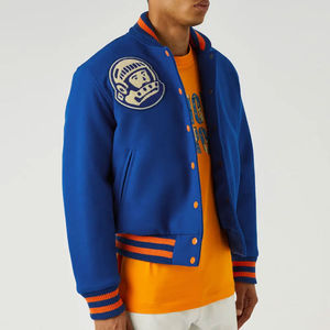 Nouvelle arrivée : Veste de baseball d'hiver pour l'extérieur, style universitaire boutonné, vêtements de rue, veste en tissu de laine très vendue - Product Image 4