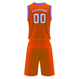 Tenues de basket-ball pour l'entraînement, sublimation intégrale, réversible, logo et couleur personnalisés, ensembles de basket-ball unisexes - Product Image 3