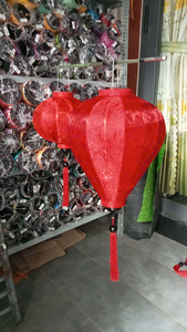 Silk Lanterns Colorful Bamboo Silk Lanterns Decorative Hanging Lights For Wedding Garden Vietnam Silk Lanterns - Product Image 6