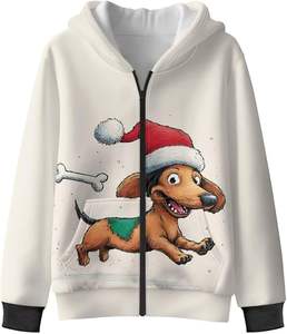 JAC22 FY11 Women's Casual Semi High Neck <b>Top</b> 100% Cotton Breathable Waterproof 300g Solid Autumn Winter Lined <b>Velvet</b> Hoodie - Product Image 5