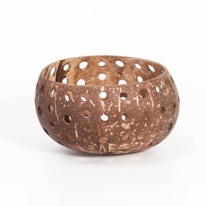 Tealight candle <b>holder</b> natural coconut shell <b>tea</b> <b>light</b> <b>holders</b> for hanging & tabletop decor ornament - Product Image 6