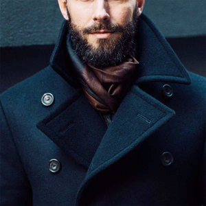 Navy Blue Color Adult <b>Men's</b> <b>Pea</b> <b>Coat</b> Slim Fit Notched Collar Eco Friendly Straight Fit Wool Peacoat With Side Pocket - Product Image 5