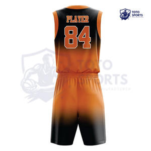 Tenue de sport de basketball confortable, coupe ajustée, légère, prix de gros raisonnable, respirante, design personnalisé - Product Image 2
