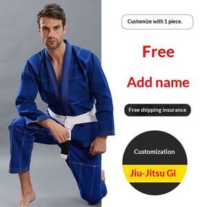 Nouveaux uniformes d'entraînement unisexes pour le jiu-jitsu brésilien, le karaté et le judo, design anti-abrasion, tailles personnalisables disponibles, noir, bleu, blanc - Product Image 2
