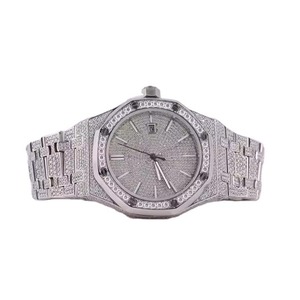 Luxury Customize Iced Out VVS Moissanite Diamond <b>Watch</b> Hip Hop <b>Mechanical</b> <b>Watch</b> for Business Gifting Propose from India - Product Image 1