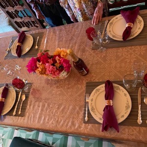 Modern <b>Copper</b> Wire Coiled Napkin Rings for Elegant <b>Table</b> Settings Set of Minimalist Rose Gold Metal Mesh Napkin Holders - Product Image 5