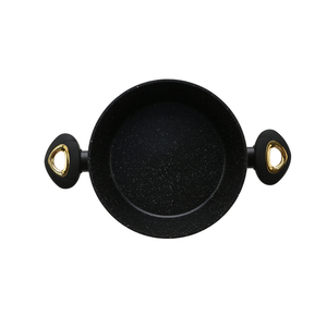 Casserole antiadhésive de qualité supérieure avec revêtement en granit, corps en aluminium épais, couvercle en verre trempé et poignée confortable - Product Image 2
