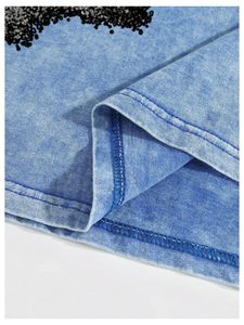 Camiseta Oversize para Hombre, de Algodón, Manga Corta, Hombros Caídos, Estilo Casual y Urbano - Product Image 4