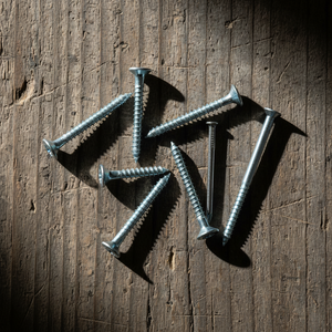 High-Strength Black Oxide Flat Head Wood <b>Screws</b> - Metric Inch Custom Size Timber Fasteners - Product Image 1