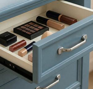 Poignée de tiroir et de placard moderne et minimaliste en alliage de zinc durable avec finition satinée pour cuisine, salle de bain, armoire et salle à manger - Product Image 6