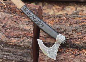 STEEL CRAFT INTERNATIONAL Hand-Forged Carbon Steel Flat Backed Hammer <b>Axe</b> 21" Ashwood Handle DIY Grade ODM 1 Year Woodworking - Product Image 2