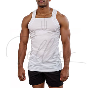 Camiseta sin Mangas Casual Transpirable de Alta Calidad para Hombre, MOQ Bajo de 10 Piezas, Mejor Precio, Corte Ajustado, 100% Poliéster, Ropa Deportiva - Product Image 2