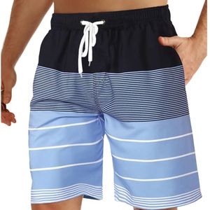 <b>Men</b> Brazilian Lobster Print 1 Piece Swim Trunks Quick Dry Beach Shorts Lightweight Bathing Suit with Pockets Drawstring Swimwear - Product Image 3