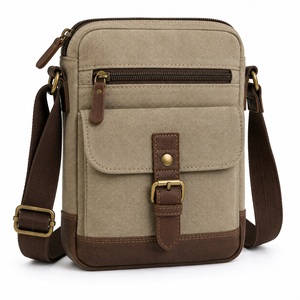 Sac bandoulière en toile de coton, sac bandoulière décontracté, sac bandoulière à épaule, sac bandoulière de voyage, sac bandoulière messager - Product Image 3
