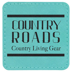 Patchs en similicuir vierges carrés pour chapeaux, compatibles laser, avec adhésif, qualité supérieure, personnalisables, neufs 2026 - Product Image 1